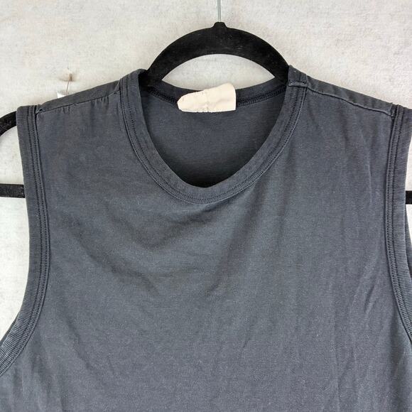 Structure Muscle Tank Crew Neck Women Small Black Minimalist 100 Cotton Gym READ - Picture 6 of 8